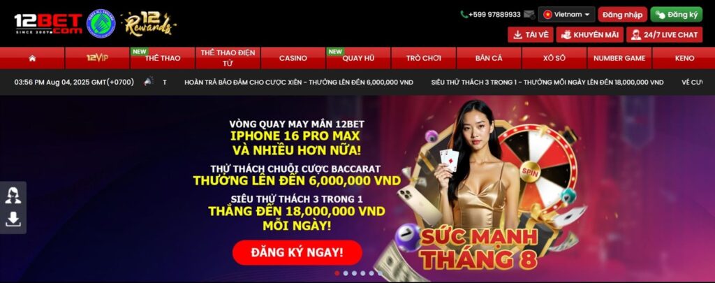 nhà cái uy tín 12BET